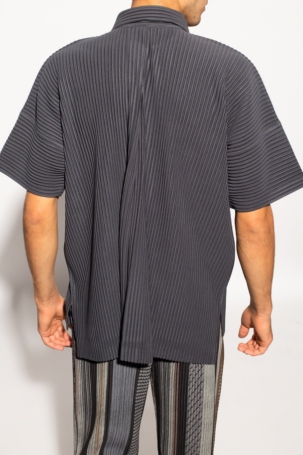 T-shirts & Polos French Denim | Issey Miyake Homme Plisse Pleated
